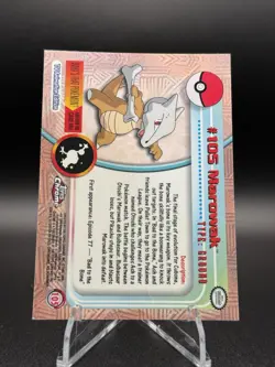 2000 Pokemon Game Topps Chrome Marowak TV Rare Base Set Series 2 MP - Image 2
