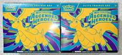 POKEMON MEGA EVOLUTIONS ASCENDED HEROES ELITE TRAINER BOX LOT OF 2 *NEW SEALED* - Image 2