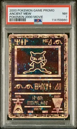2000 POKEMON GAME MOVIE | POKEMON 2000 MOVIE ANCIENT MEW PSA 7 - Image 1