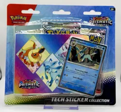 Pokemon Prismatic Evolutions Tech Sticker Collection New Sealed Lot Of 6 - Image 1