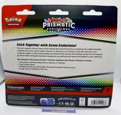 Pokemon Prismatic Evolutions Tech Sticker Collection New Sealed Lot Of 6 - Image 2
