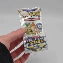 Pokemon TCG Sword & Shield Brilliant Stars Fun Pack Sealed Booster Pack - Image 4
