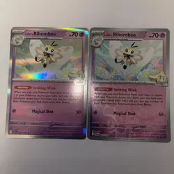 Ribombee Reverse Holo ~ Cute Pokemon & Pink & Pastel Gallery - Image 1