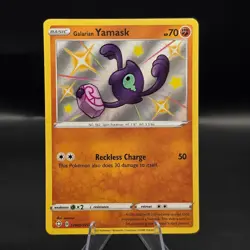 Galarian Yamask SV065/SV122 Shiny Vault Holo Rare Shining Fates Pokemon NM - Image 1