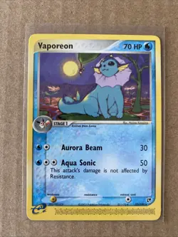 Vaporeon Rare | EX Sandstorm | #25 | Chase | E-Series | Pokemon TCG | Vintage - Image 1