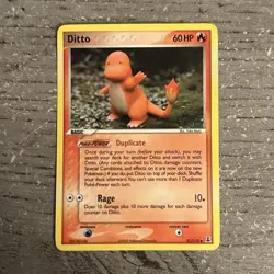 Pokemon Ditto 37/113 EX Delta Species 60 HP Basic Uncommon English 2005 Regular - Image 1