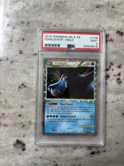 Pokemon PSA 9 Feraligatr Holo HeartGold & SoulSilver 2010 LOW POP - Image 1
