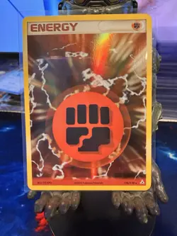 2006 Pokemon EX Holon Phantoms Fighting Energy 110/110 Holo Rare Vintage LP - Image 1