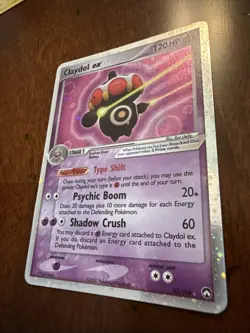 Pokemon TCG - Power Keepers Claydol EX Holo VERY Lightly Played Condition - Image 3