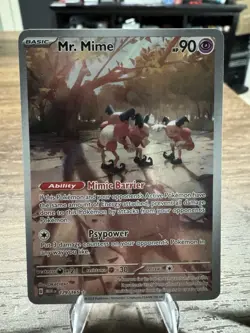 Pokemon TCG Mr. Mime - 179/165 - SV: Scarlet & Violet 151 (MEW) Near Mint NM - Image 1