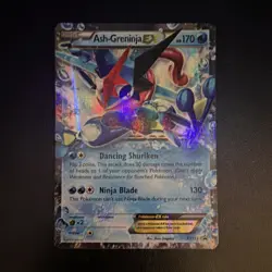 Pokemon TCG Ash-Greninja EX Promo Holo XY XY133 NM/LP - Image 1