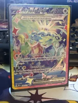 Pokemon TCG SV Prismatic Evolutions Terapagos EX 169/131 Mint Condition - Image 2