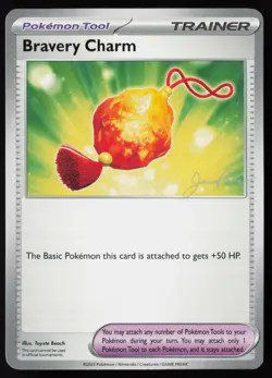 Pokemon Bravery Charm Jesse Parker The Don 2024 World Championship Deck - NM - Image 1
