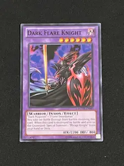 Dark Flare Knight LCYW-EN049 YuGiOh Legendary Collection 3: Yugi's World Mega Pa - Image 1