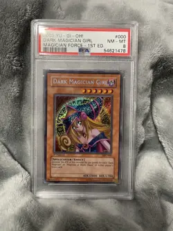 🔥 PSA 8 - Dark Magician Girl MFC-000 1st Ed. 🔥Secret Rare Yugioh - Image 1