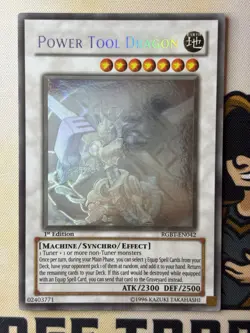 Power Tool Dragon RGBT-EN042 Ghost Rare 1st Edition Yu-Gi-Oh! NM - Image 2