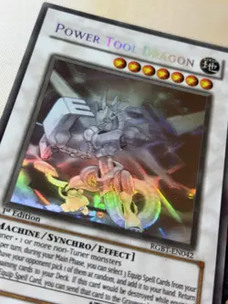 Power Tool Dragon RGBT-EN042 Ghost Rare 1st Edition Yu-Gi-Oh! NM - Image 5
