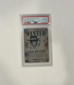 2025 ONE PIECE CARRYING ON HIS WILL WANTED ALT ART #119 PORTGAS D. ACE PSA 10 - Image 1