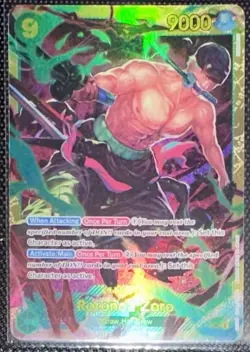 BANDAI RORONOA ZORO OP06-118 SEC One Piece TGC ENGLISH NM/MINT - Image 1