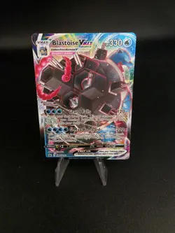 Blastoise Vmax SWSH103 NM Full Art Promo Rare Pokemon Card - Image 1