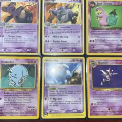 Pokemon TCG Six Card Lot Vintage Non-Holo Rare NM Psychic Type - Image 1
