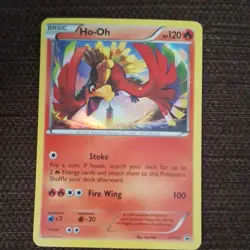 Pokemon TCG Ho-Oh XY153 XY Promo Holo Basic Fire 120HP Card Stock - Image 1