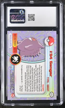 CGC 9 MINT Gengar 2000 Series 2 Topps 94 Pokemon Card - Image 2