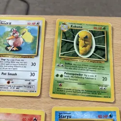 Joblot Pokemon Base Set WOTC Cards No Duplicates 14 Cards Lot 1 - Image 2