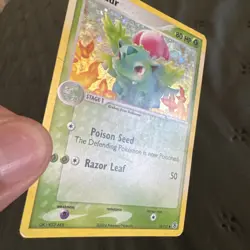 Pokemon TCG Ivysaur Card 35/112 EX Fire Red Leaf Green Reverse Holo - Image 5
