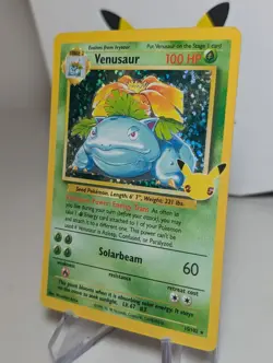 Pokemon TCG Celebrations Venusaur Holo Rare Card #15/102 Classic Collection - NM - Image 3