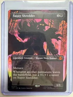 Super Shredder (Borderless) #0217 Non-Foil Teenage Mutant Ninja Turtles NM ENG - Image 1