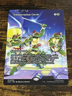 MTG Teleportation Circle (Borderless) Non-Foil #0002 - TMNT - Image 1