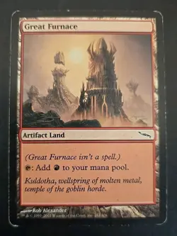 Great Furnace Mirrodin MTG Regular Heavily Played - Image 1