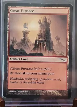Great Furnace Mirrodin MTG Regular Heavily Played - Image 3