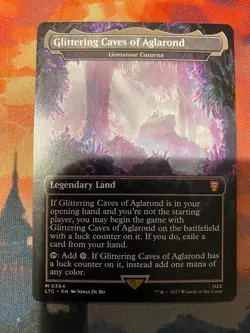 MTG Lord of the Rings Glittering Cave of Aglarond Borderless - Image 1