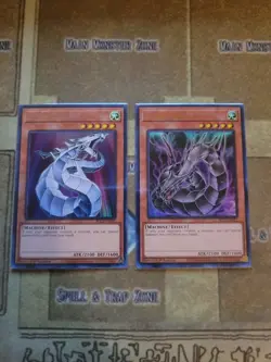 YUGIOH CYBER DRAGON BLC1-EN020 ULTRA + ALT ART BLC1-EN021 ULTRA 1ST ED NM - Image 1