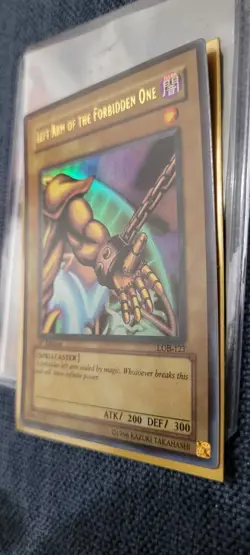 Left Arm of the Forbidden One LOB-123 1st Edition Ultra Rare LP Yu-Gi-Oh! - Image 5