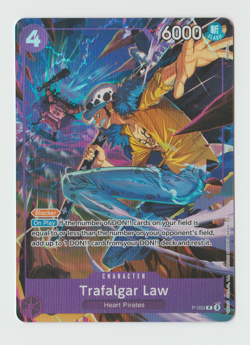 Trafalgar Law P-093 One Piece Illustration Box 6 Promo - Image 1