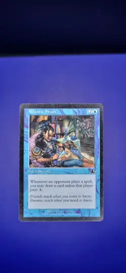Rhystic Study Card From Prophecy #45 Magic The Gathering LP - Image 1