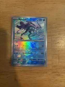 Pokemon TCG Suicune Masterball Reverse Holo Prismatic Card Evolutions 024/131 - Image 1