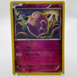 Pokemon TCG Clefairy 81/122 Reverse Holo Common Basic XY BREAKpoint Card - Image 1
