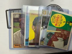 $300 VAlue Lot Baseball Cards W/ McCovey RC Mays Koufax - Image 1