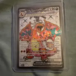 Pokemon TCG Charizard EX Obsidian Flames Holo Ultra Rare Card 215/197 - Image 1
