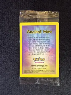 Ancient Mew SEALED Pokemon Unopened 2000 Movie Promo Holo Card X1 - RARE PROMO - Image 4