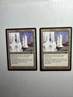 MTG Antiquities Two Ivory Tower one M/NM one very LP 1994 English - Image 1