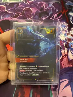 Rek'Sai - Breacher (Alternate Art) [SFD - 029a/221] - NM [Foil] TCG Riftbound - Image 1