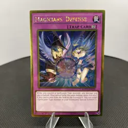 Yugioh Magician’s Defense MVP1-ENG28 1. Edition Gold Rare NM - Image 1