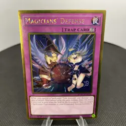 Yugioh Magician’s Defense MVP1-ENG28 1. Edition Gold Rare NM - Image 3