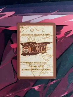 One Piece Carddass Bandai Hyper Battle First Stage Foil Roronoa Zoro #C07 Card - Image 2