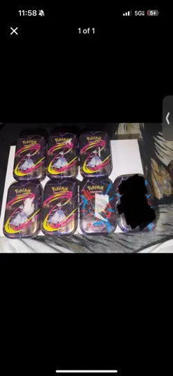 Pokemon Tin, Booster Packs, Promo Cards, Coins Lot Virizion V Showcase - Image 5